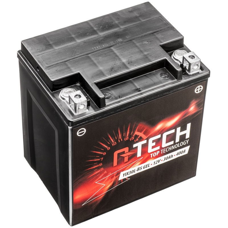 Baterie cu gel A-TECH 12V, YIX30L-BS, 12V, 30Ah, 400A, fără întreținere