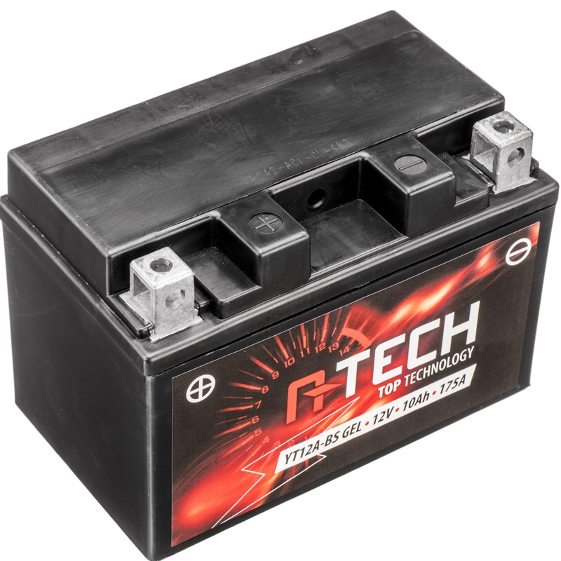 Baterie cu gel A-TECH 12V, YT12A-BS, 12V, 10Ah, 175A, fără întreținere