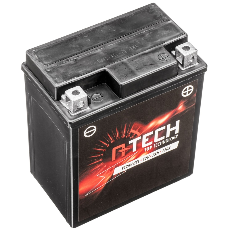 Baterie cu gel A-TECH 12V, YTZ8V, 7Ah, 120A, fără întreținere