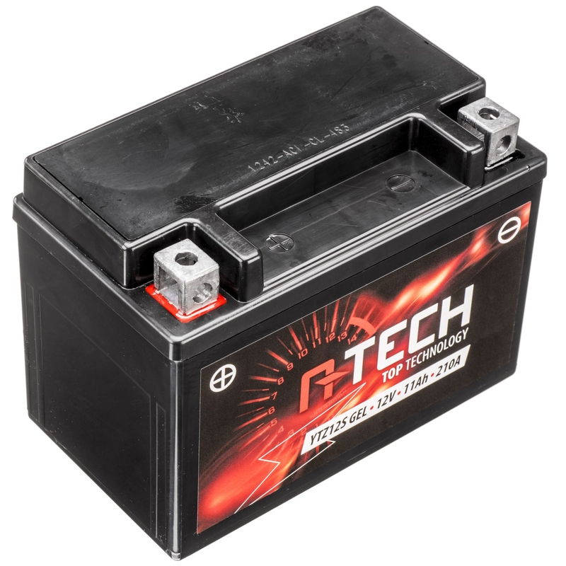 Baterie cu gel A-TECH 12V, YTZ12S, YTZ12S-BS, 12V, 11Ah, 210A, fără întreținere