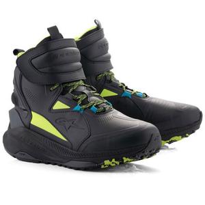 Ghete moto Alpinestars Speedstreet negru-lime-albastru