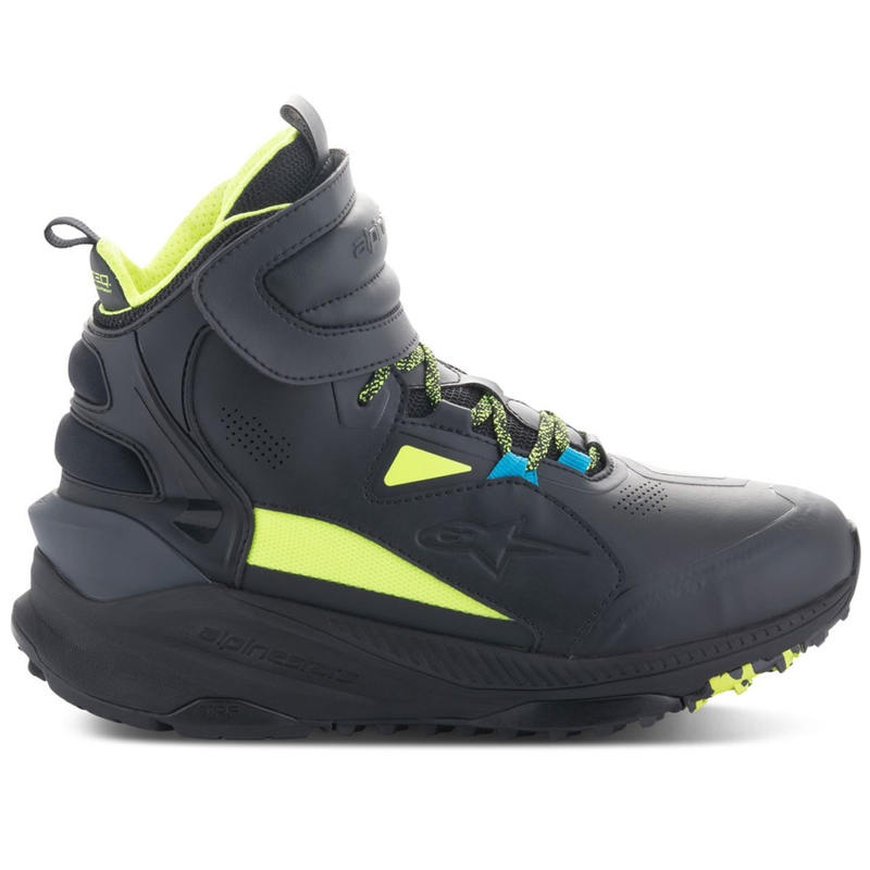 Ghete moto Alpinestars Speedstreet negru-lime-albastru