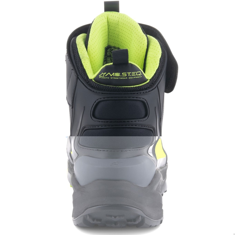 Ghete moto Alpinestars Speedstreet negru-lime-albastru