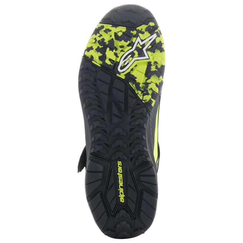 Ghete moto Alpinestars Speedstreet negru-lime-albastru