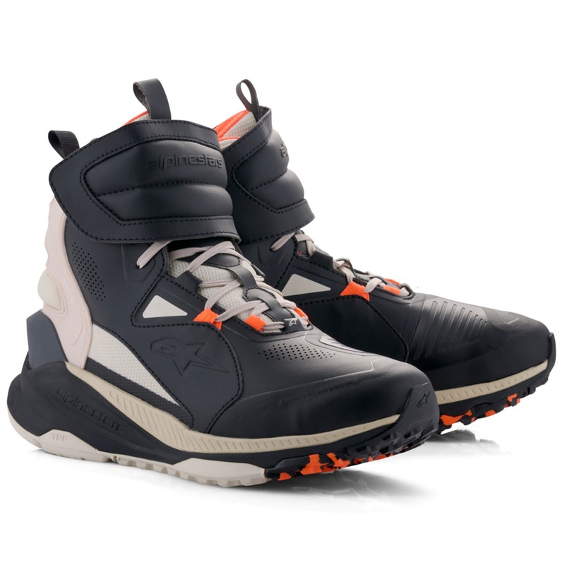Ghete moto Alpinestars Speedstreet negru-migdal-portocaliu