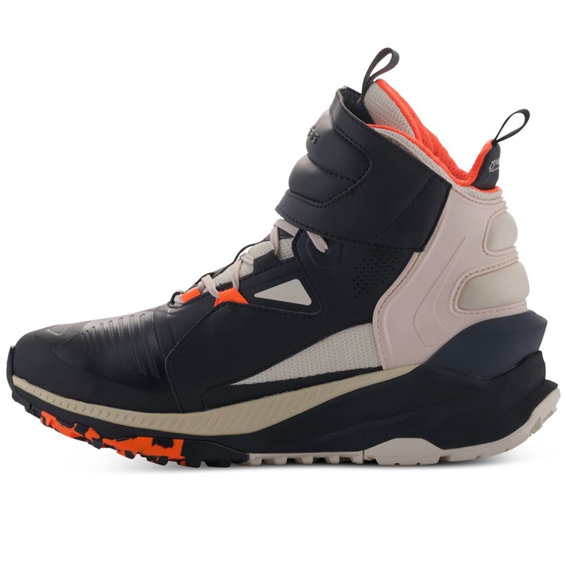 Ghete moto Alpinestars Speedstreet negru-migdal-portocaliu