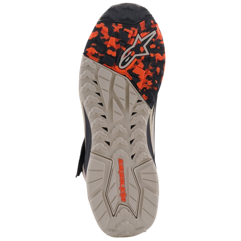 Ghete moto Alpinestars Speedstreet negru-migdal-portocaliu