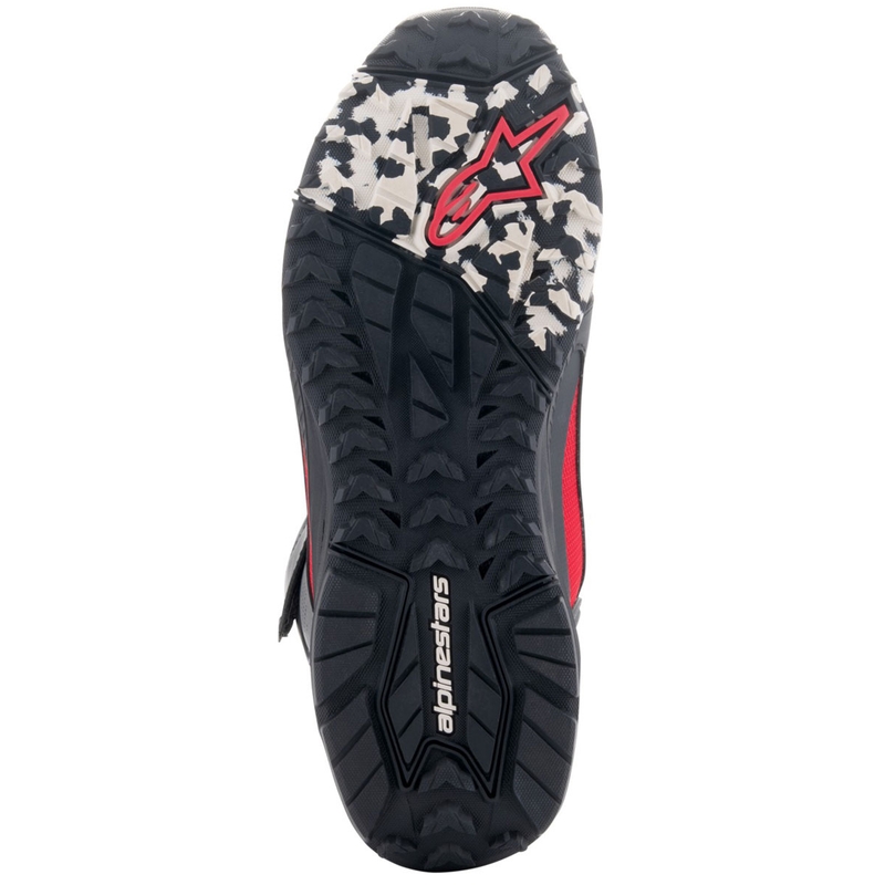 Ghete moto Alpinestars Speedstreet negru-bej-roșu