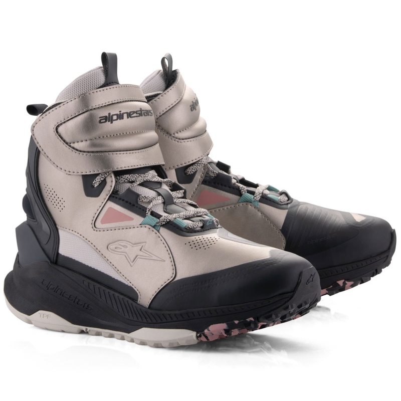 Ghete moto Alpinestars Speedstreet bej-coral-negru-albastru