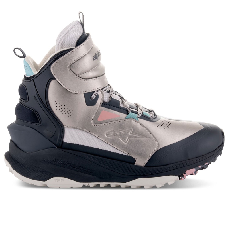 Ghete moto Alpinestars Speedstreet bej-coral-negru-albastru