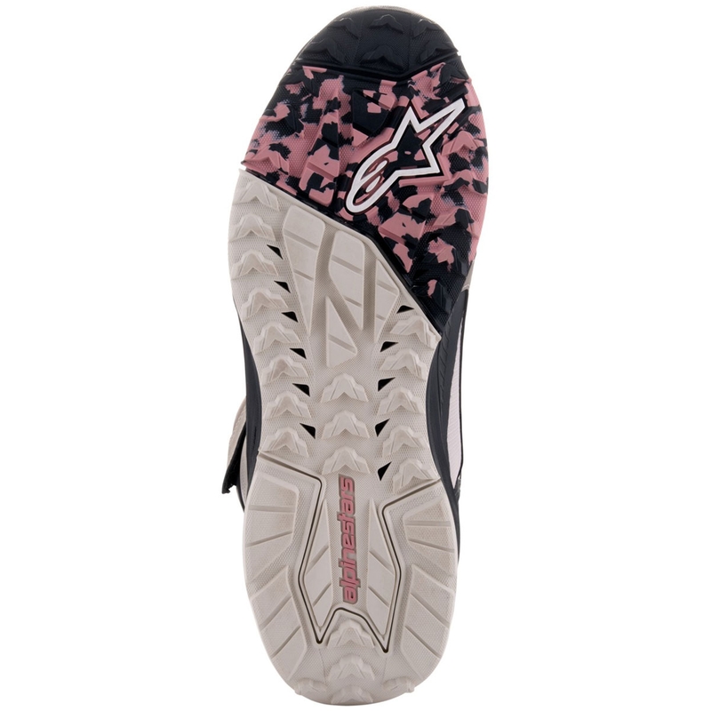 Ghete moto Alpinestars Speedstreet bej-coral-negru-albastru