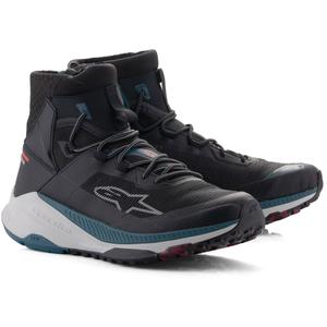 Ghete moto Alpinestars Speedforce XR negru-albastru-verde-gri