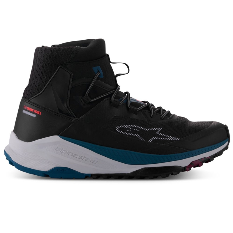 Ghete moto Alpinestars Speedforce XR negru-albastru-verde-gri