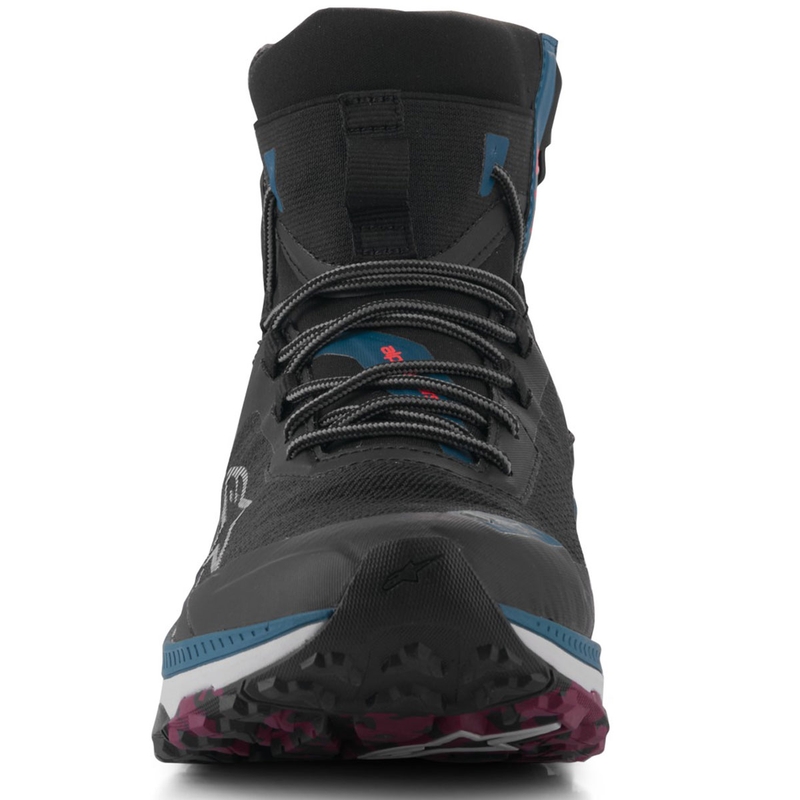 Ghete moto Alpinestars Speedforce XR negru-albastru-verde-gri