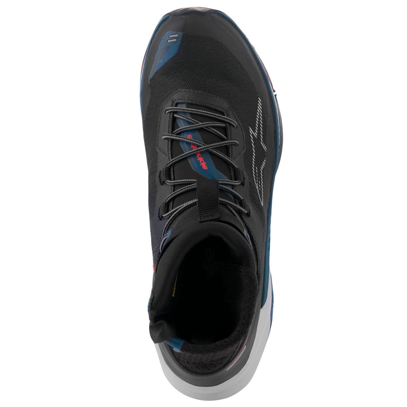 Ghete moto Alpinestars Speedforce XR negru-albastru-verde-gri