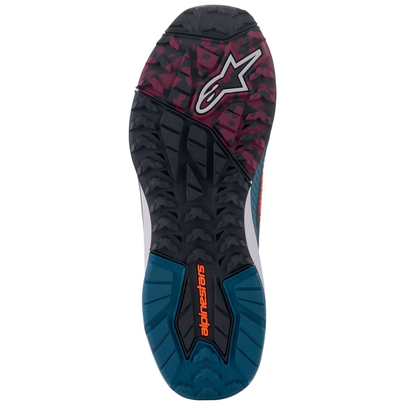 Ghete moto Alpinestars Speedforce XR negru-albastru-verde-gri