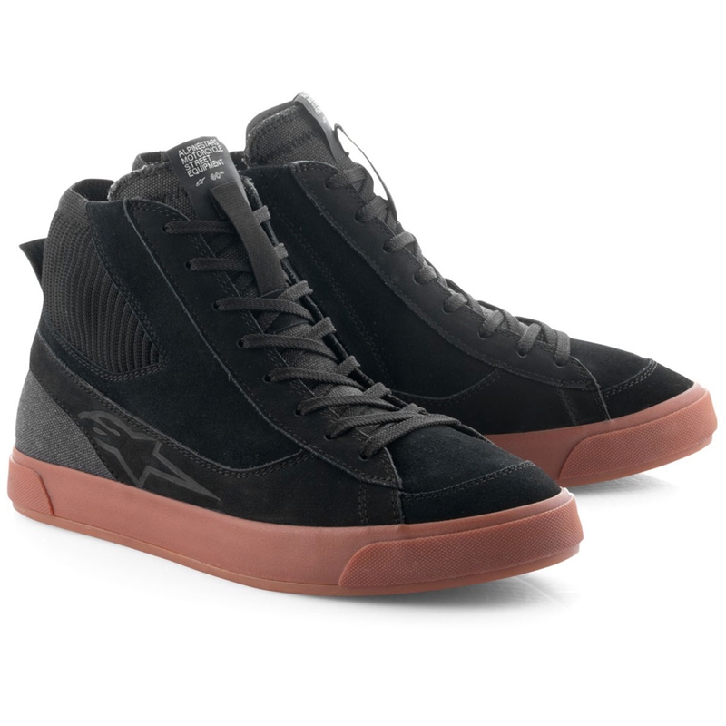 Ghete moto Alpinestars Stated negre-cauciucate