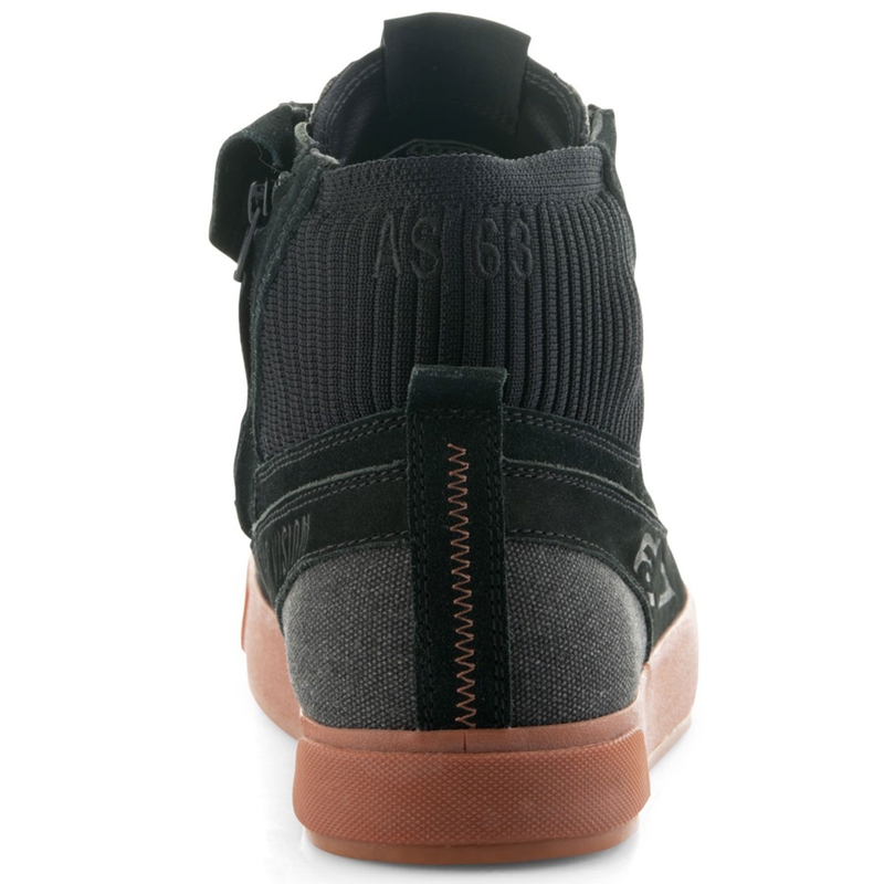 Ghete moto Alpinestars Stated negre-cauciucate