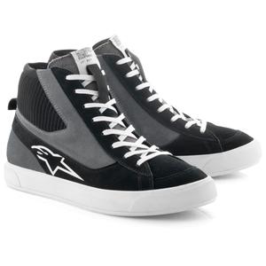 Ghete moto Alpinestars Stated negru-gri-alb