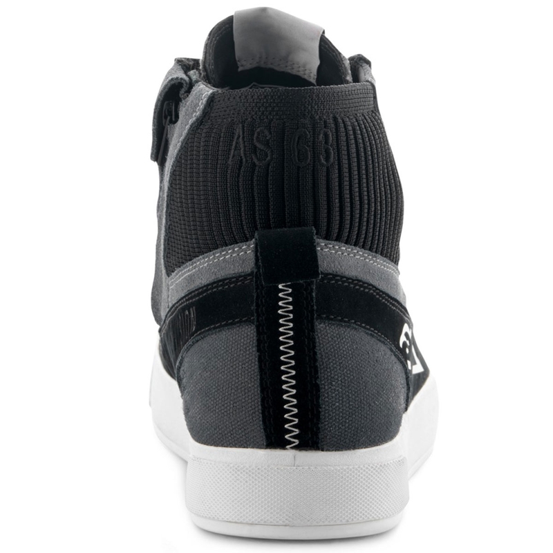 Ghete moto Alpinestars Stated negru-gri-alb