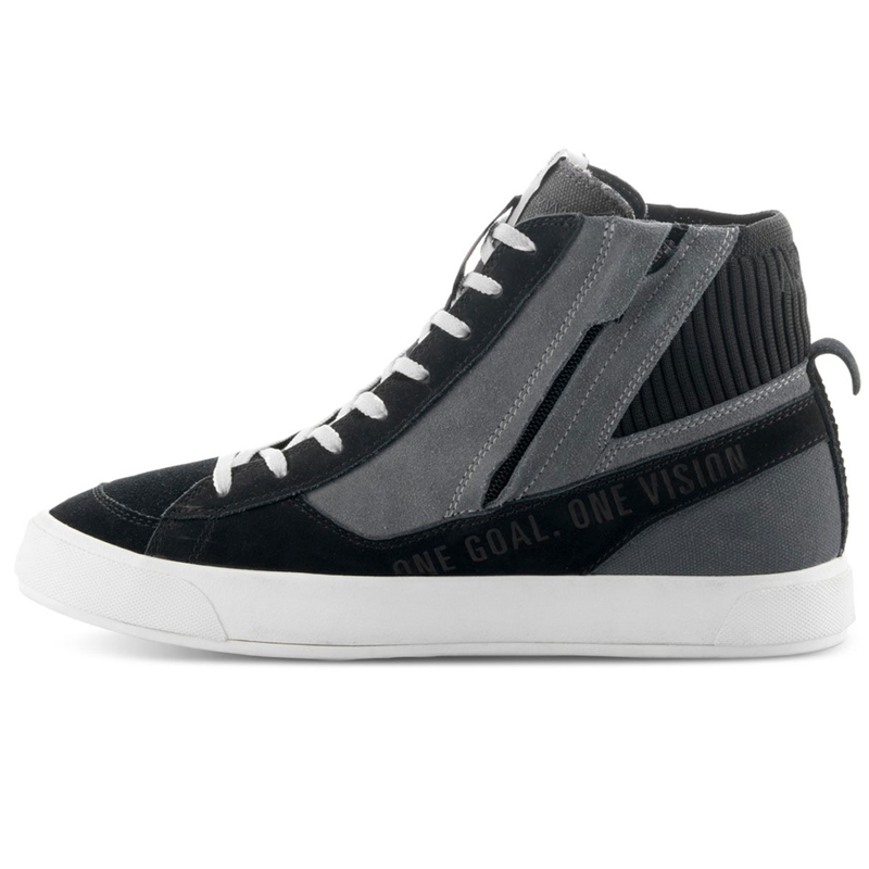 Ghete moto Alpinestars Stated negru-gri-alb