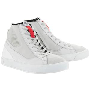 Cizme moto Alpinestars Stated alb-gri