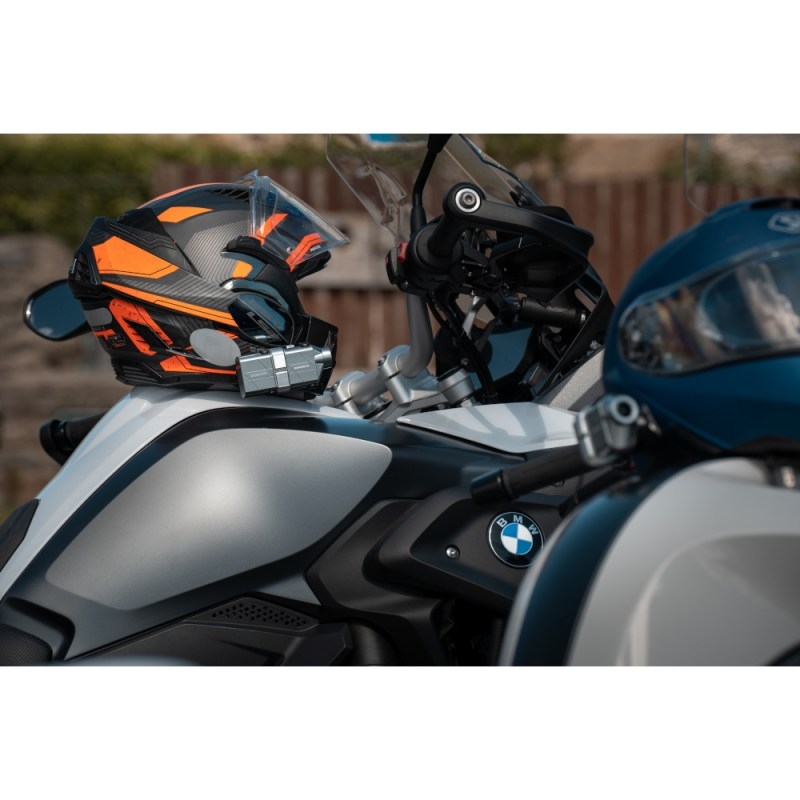 Cameră pentru cască de motocicletă INNOVV H5, gri-argintiu