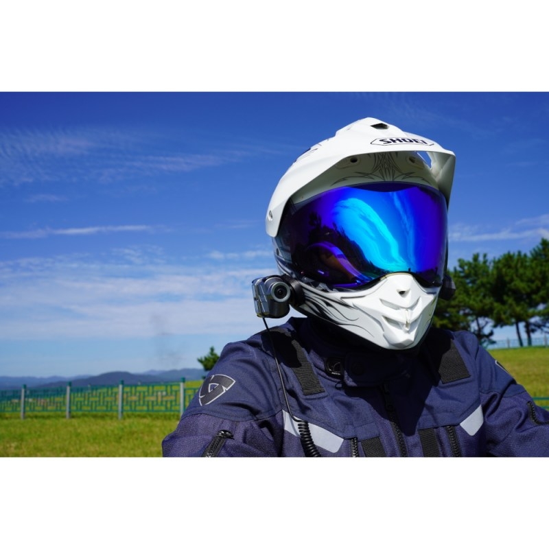 Cameră pentru cască de motocicletă INNOVV H5, gri-argintiu