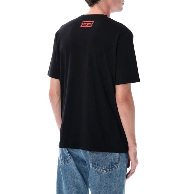 Tricou Ducati Marc Marquez - cască MotoGP negru-roșu