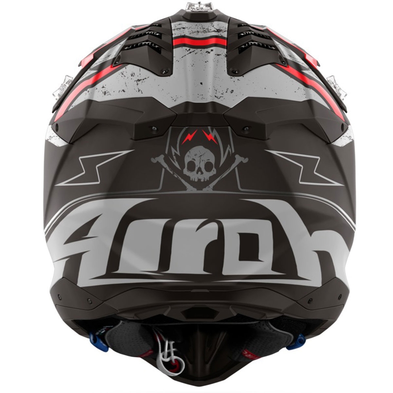 Cască motocross Airoh Aviator 3 Burnout, neagră mată
