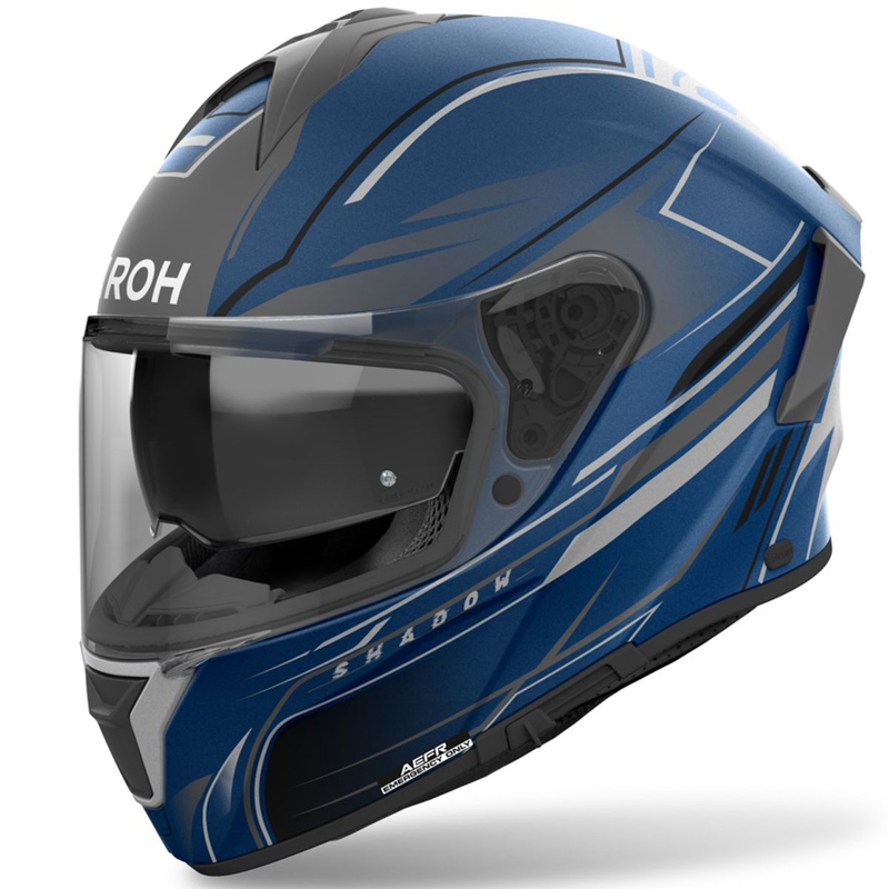 Cască integrală pentru motocicletă Airoh SPARK 2 Shadow, albastru mat
