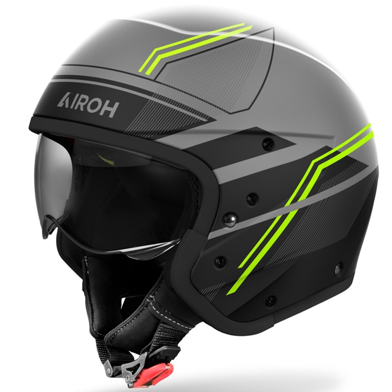 Cască modulară de motocicletă Airoh J110 Slim galben mat