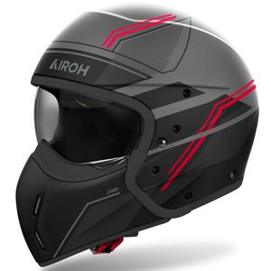 Cască modulară de motocicletă Airoh J110 Slim roșu mat