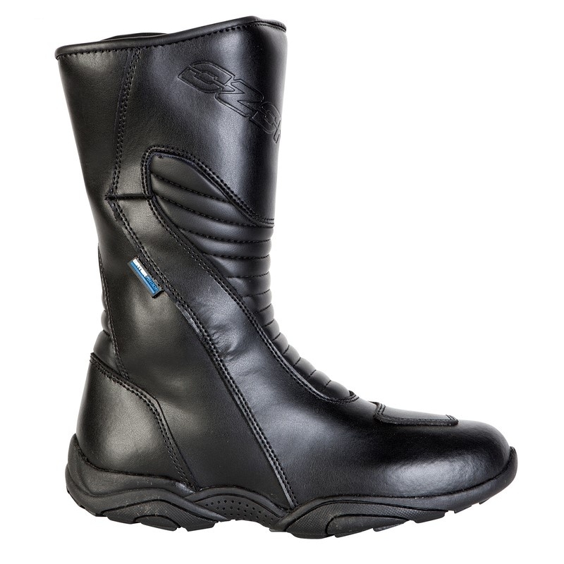 Ozone Moto III Negru lucios Negru Motocicleta Boots lichidare
