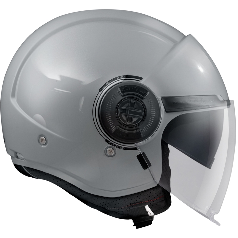 Casca moto open MT Viale SV S Solid gri lucios