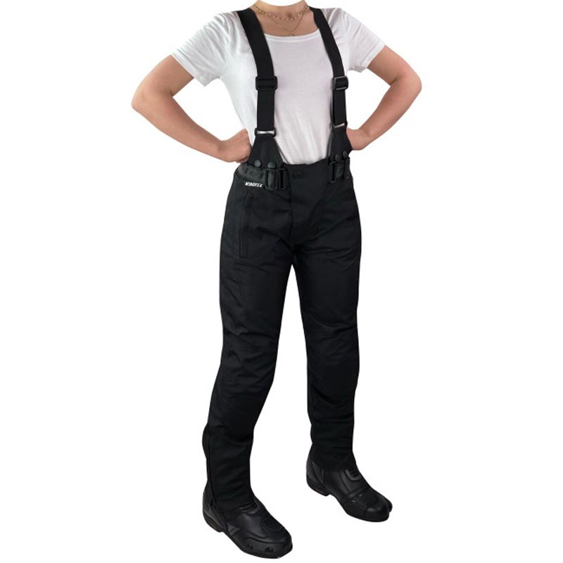 Pantaloni de motocicletă pentru copii Roleff Kodra negri