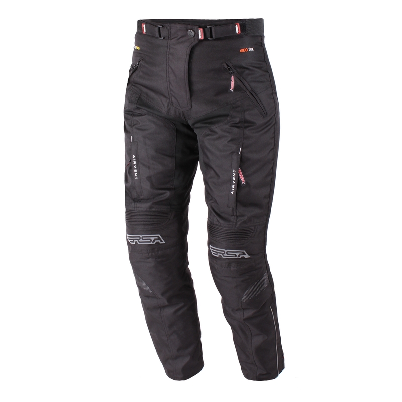Pantaloni moto scurți pentru femei RSA Racer 2 negru - calitate II
