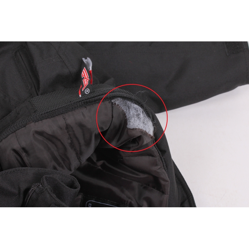Pantaloni moto scurți pentru femei RSA Racer 2 negru - calitate II