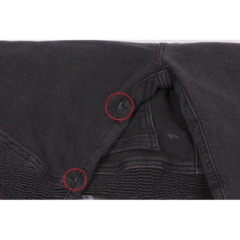 Blugi de motociclete pentru femei Street Racer Spike negru - calitate II lichidare