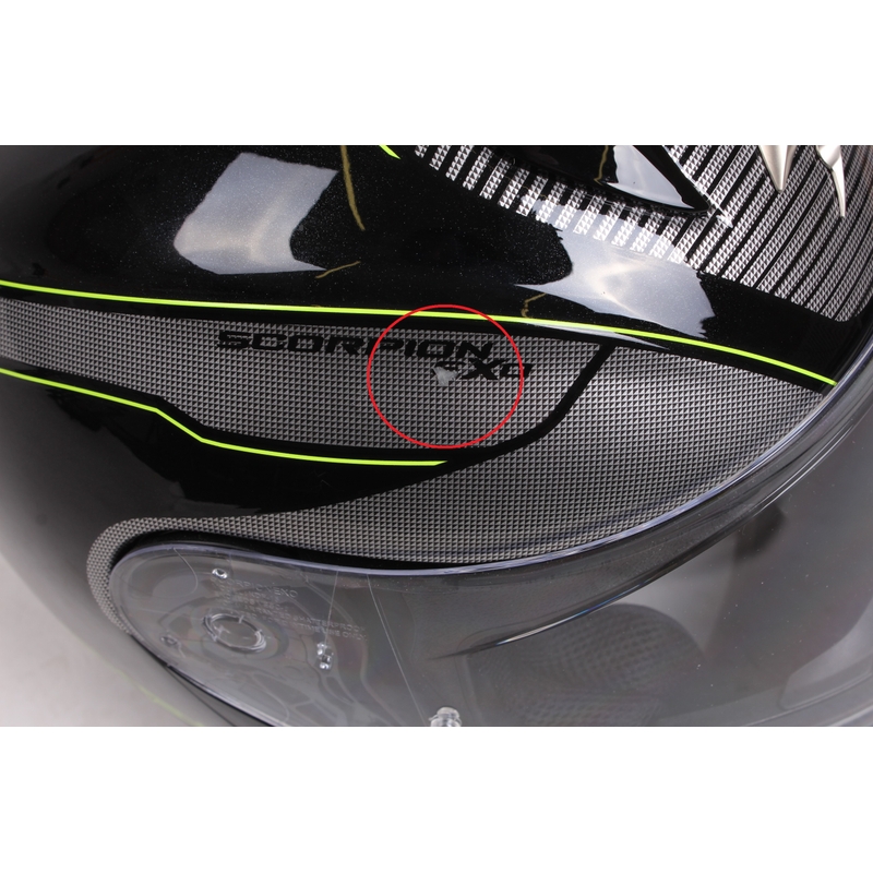 Cască de motocicletă pliabilă Scorpion EXO-3000 Stroll negru-galben-fluo - II. calitate