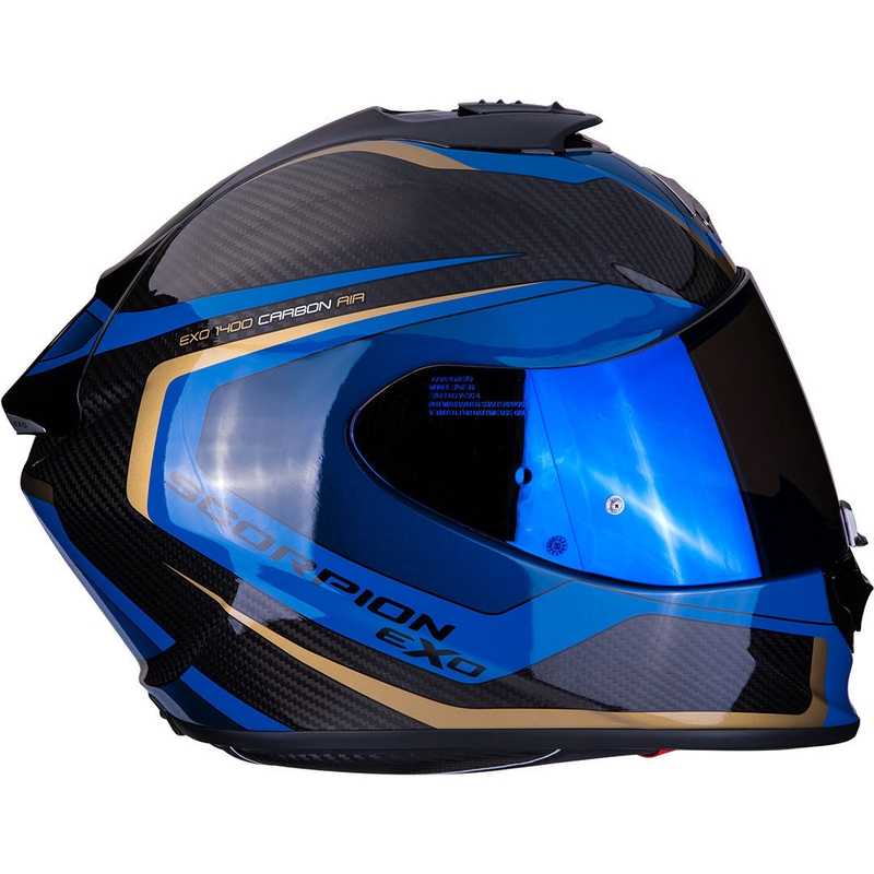 Cască integrală Scorpion EXO-1400 Carbon Air Esprit negru-albastru