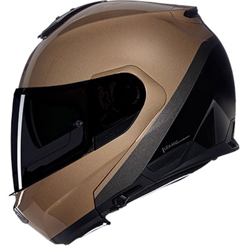 Cască de motocicletă pliabilă Nolan N100-6 Verniciatura Speciale N-COM 341 nisip-negru