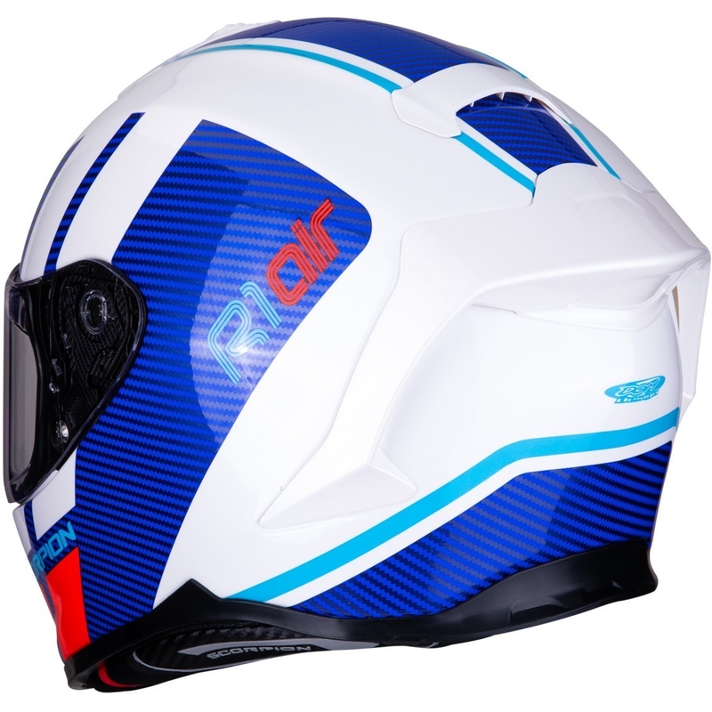 Cască integrală Scorpion EXO-R1 Air Corpus alb-albastru-roșu