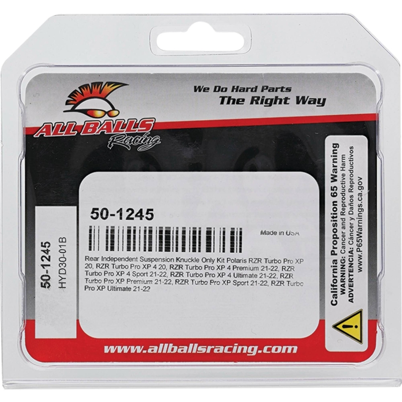 Rear independent suspension knuckle only kit All Balls Racing