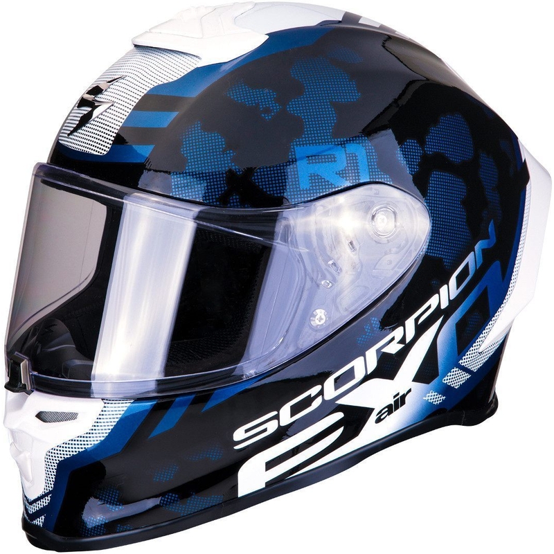 Cască integrală Scorpion EXO-R1 Air Ogi negru-alb-albastru