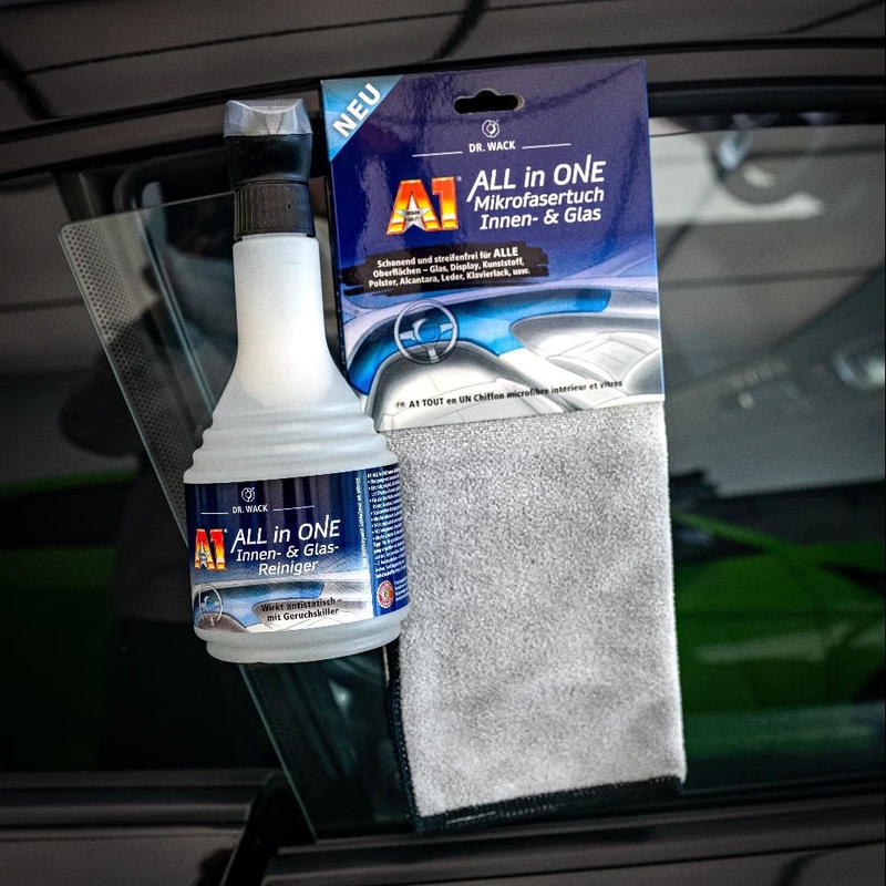 Lavetă din microfibră pentru sticlă și interior Dr. Wack Lavetă din microfibră All in One gri