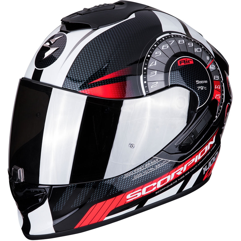 Cască integrală Scorpion EXO-1400 Air Torque negru-roșu