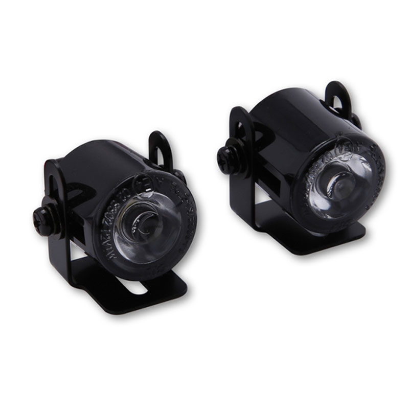 Lampă de parcare LED inteligentă Highsider, rotundă, neagră, 24,7 mm