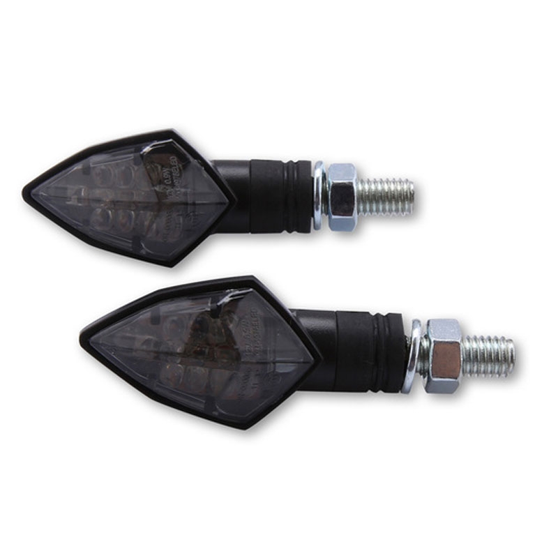 Semnalizatoare pentru motociclete Highsider Smart Rock LED negre