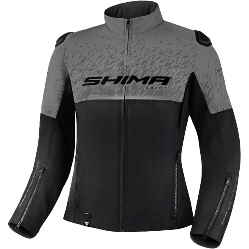 Geacă de motocicletă pentru femei Shima Drift negru-gri